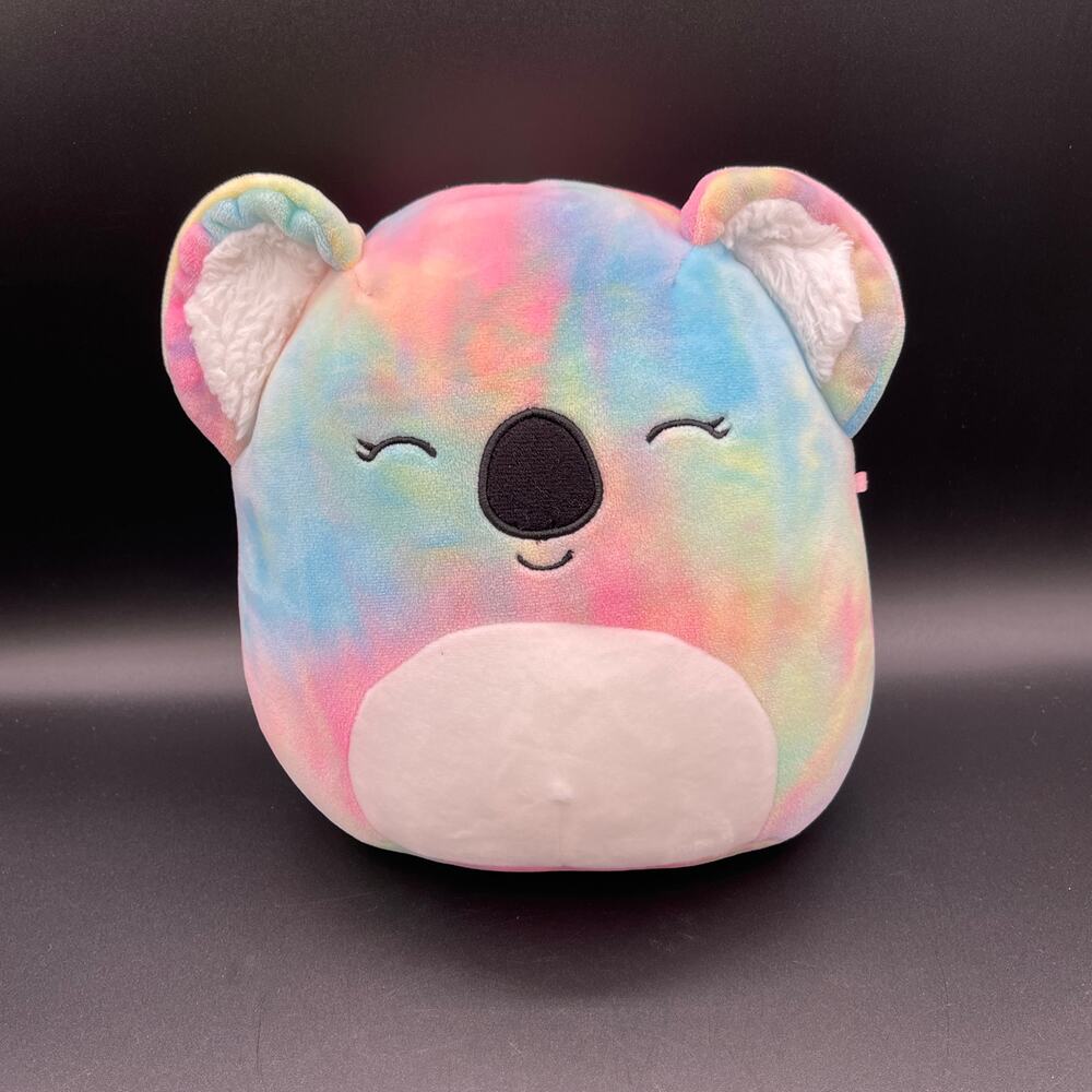 Squishmallows Katya the Koala 8" Tye Dye Rainbow Plush Stuffed Animal